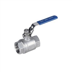 Paslanmaz Çelik 2 Parça Küresel Vana 1000 WOG Tam Geçişli Vidalı