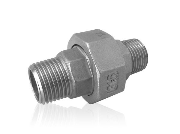 Stainless Steel Pipe Union Teflon Flat Male